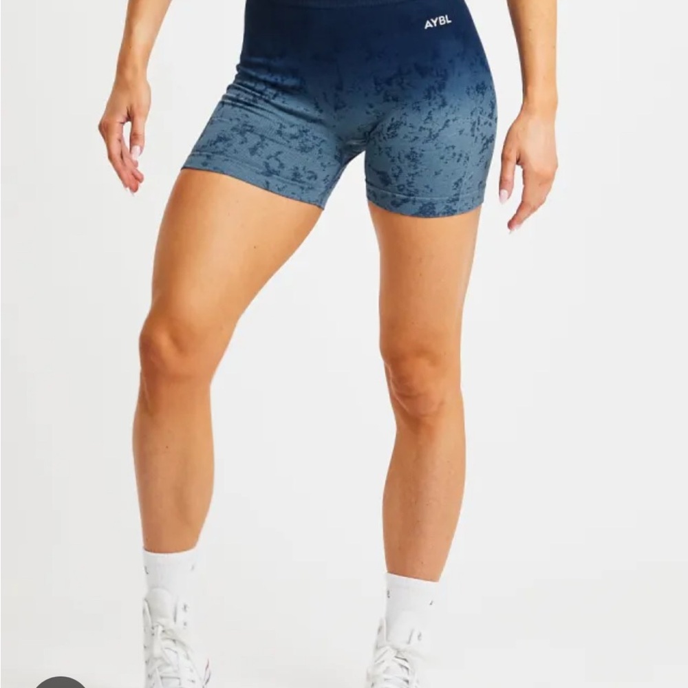 AYBL Women's Flare Seamless Biker Shorts - Teal